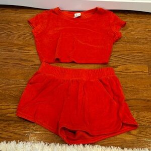 Aerie’s offline brand shorts set